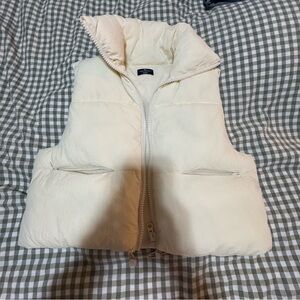 Simply Southern Cream Puffer Vest